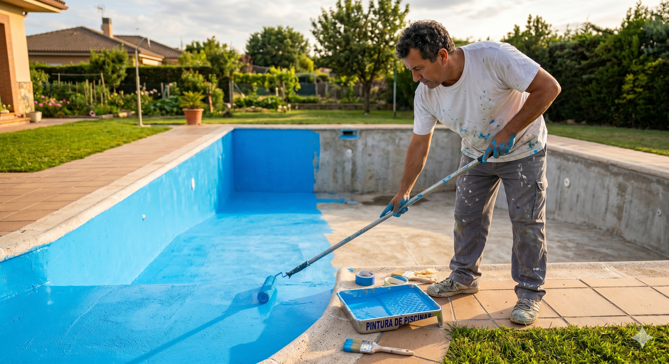 Mantenimiento y pintura de piscinas